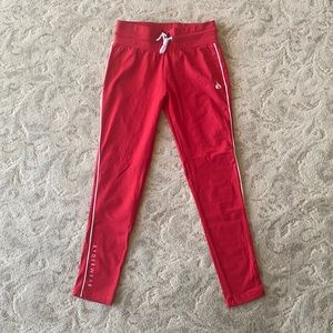 Ryderwear red jogger leggings